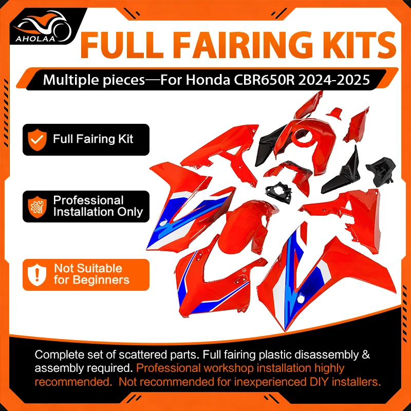For Honda cbr 650r CBR650R 2024 2025 Motorcycle Full Fairing Kits Injection Bodywork Panel Cover ABS Plastic With Tank Cover