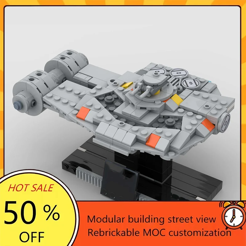 

317PCS Popular Space War Movie Model MOC Building Bricks YT-2400 Fighter Modular Technology Gifts Holiday Assemble Children Toy