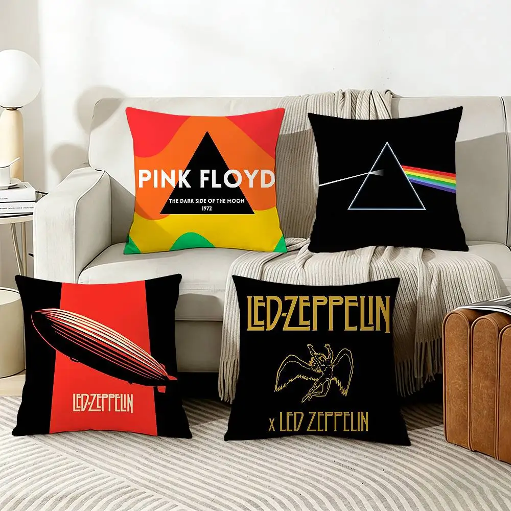 

L-Led Z-ZeppelinES Various Sizes Square Pillow Case For Car Home Bedchamber Decor