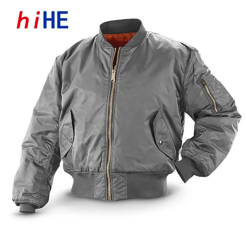 Kurtka bomberka unisex męska wiatrówka kurtka lotnicza US Air Pilot hip hop wodoodporna nylonowa jesienna kurtka z długim rękawem MA1 2026 Z1