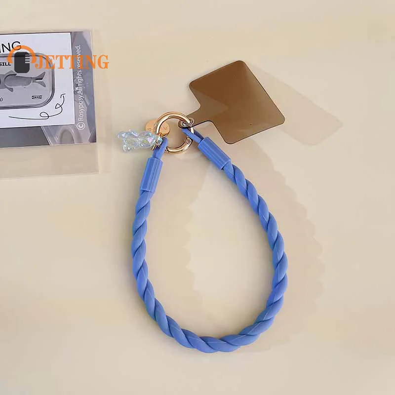 

Cute Luminous Bear Phone Straps Lanyard Cute Sport Lanyards Fashion Long Mobile Phone Rope Pendant For Phone Silicone Strap
