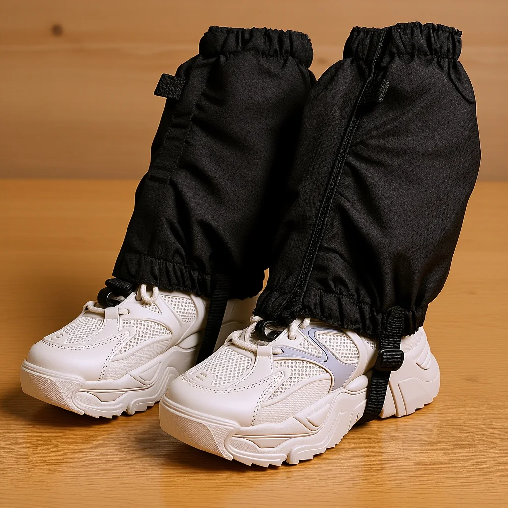 

1 Pair Lightweight Waterproof Breathable Outdoor Gaiters For Hiking Walking Climbing Trail Running Protection Against Snow Mud