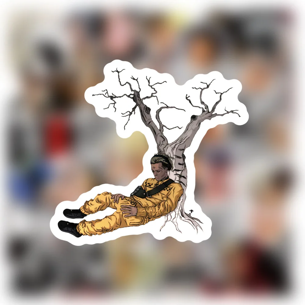 58PCS new stickers xxxtentacion European, American, Florida rapper decoration account notebook water cup gift