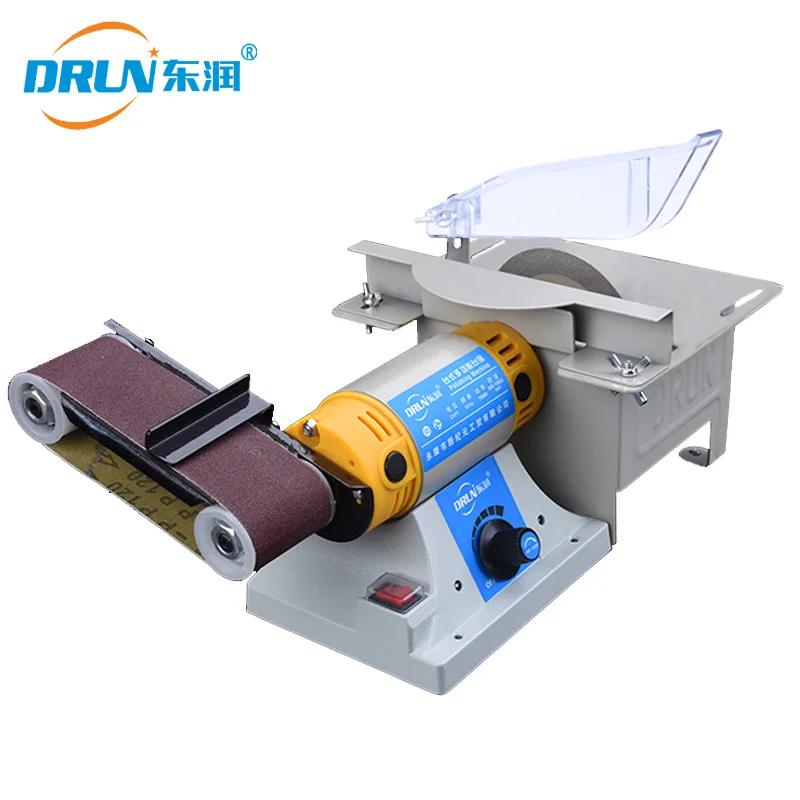 Multifunctional belt abrasive machine Jade table Saw table Mill Woodworking grinding Polishing machine Engraving