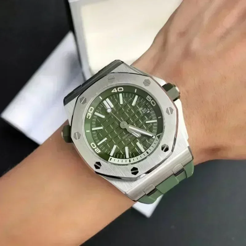 2025 امنح صندوق هدايا جميل سلسلة Hot Offshore Royal Oak حركة ميكانيكية أوتوماتيكية بالكامل للرجال فاخرة ومتميزة