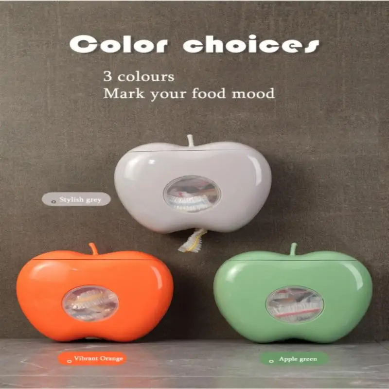 Plastic Wrap Storage Box Cling Film Organization Wall-mounted Dustproof Box Food Cover Saran Wrap Rack for Home Kitchen Storage