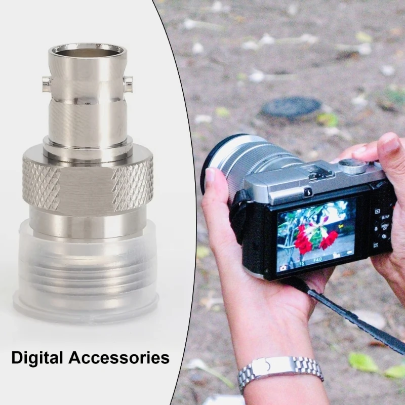 Professional BNC KK Connectors, Male Female Antennas Adapter for Communications Devices