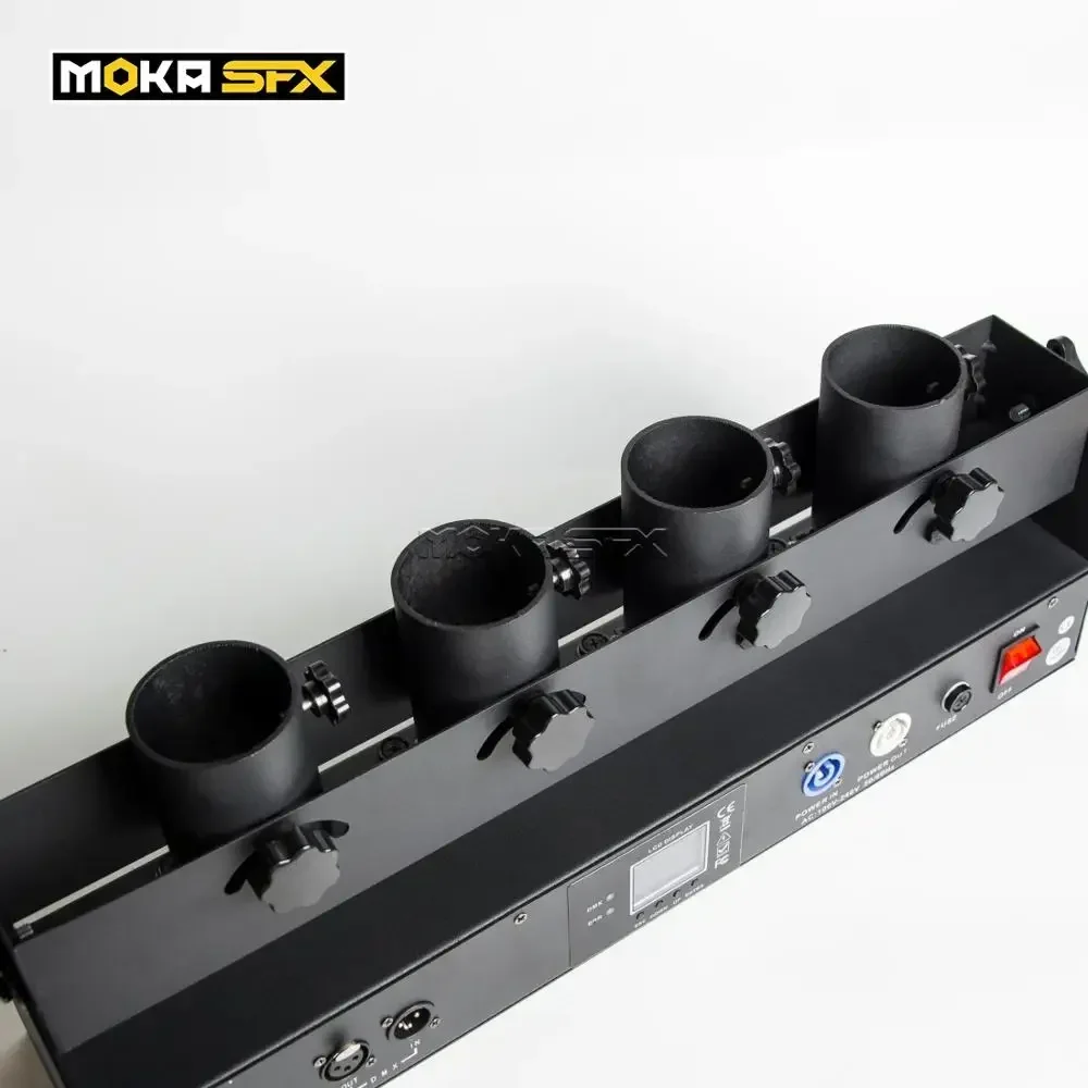 MOKA SFX 4 Shot Electric Confetti Streamer Machine Dmx Wedding Shooter Confetti Launcher Cannon Equipment For Weeding Party