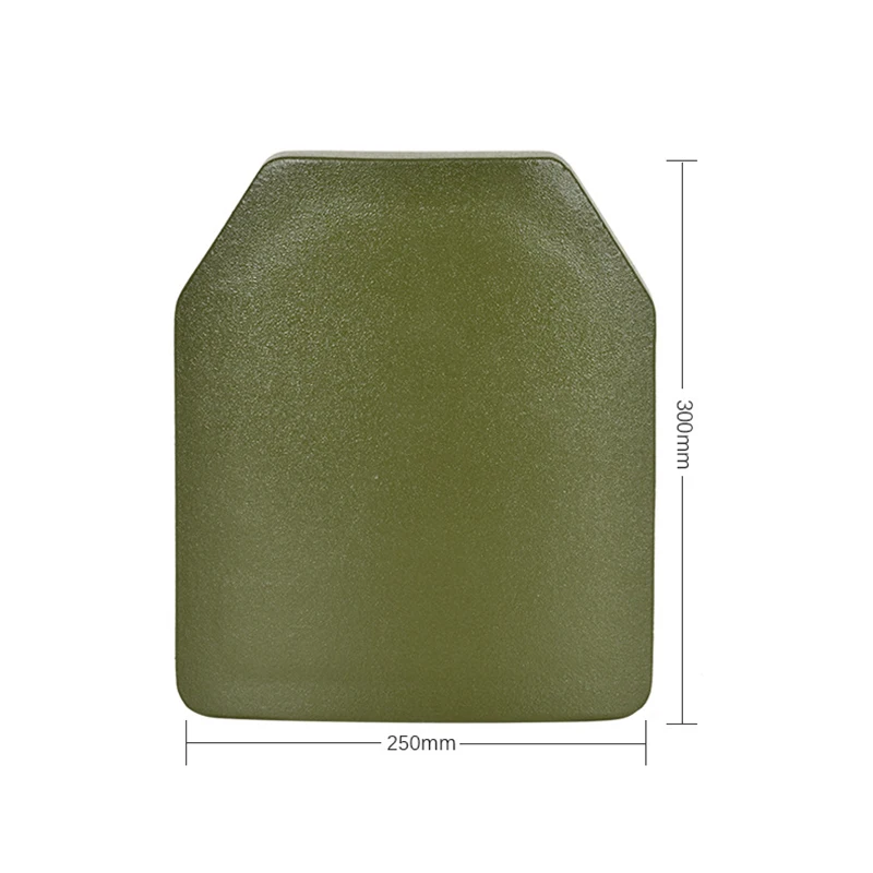 The GA6 riot shield is inserted into the alumina US standard Class 4 high performance polyurea coated armour plate