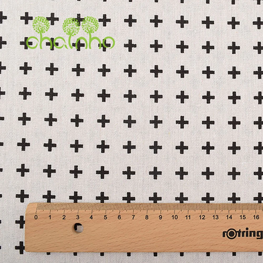 Chainho,Printed Cotton Linen F - Sewing Geotextile Fabric recension och pris