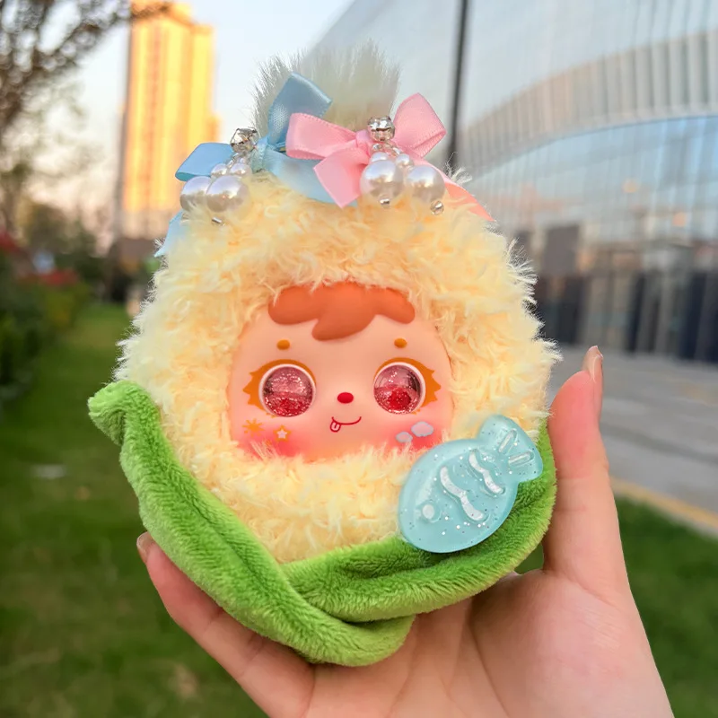 Dulce maíz paraíso Venta caliente Linda caja ciega de felpa muñeca colgante regalo adorno de escritorio