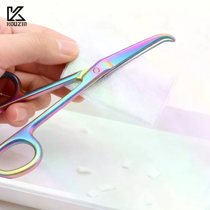 

11 см марлевые ножницы из нержавеющей стали для хирургической перевязки, бытовые ножницы для резки штукатурки, профессиональные ножницы для медсестры