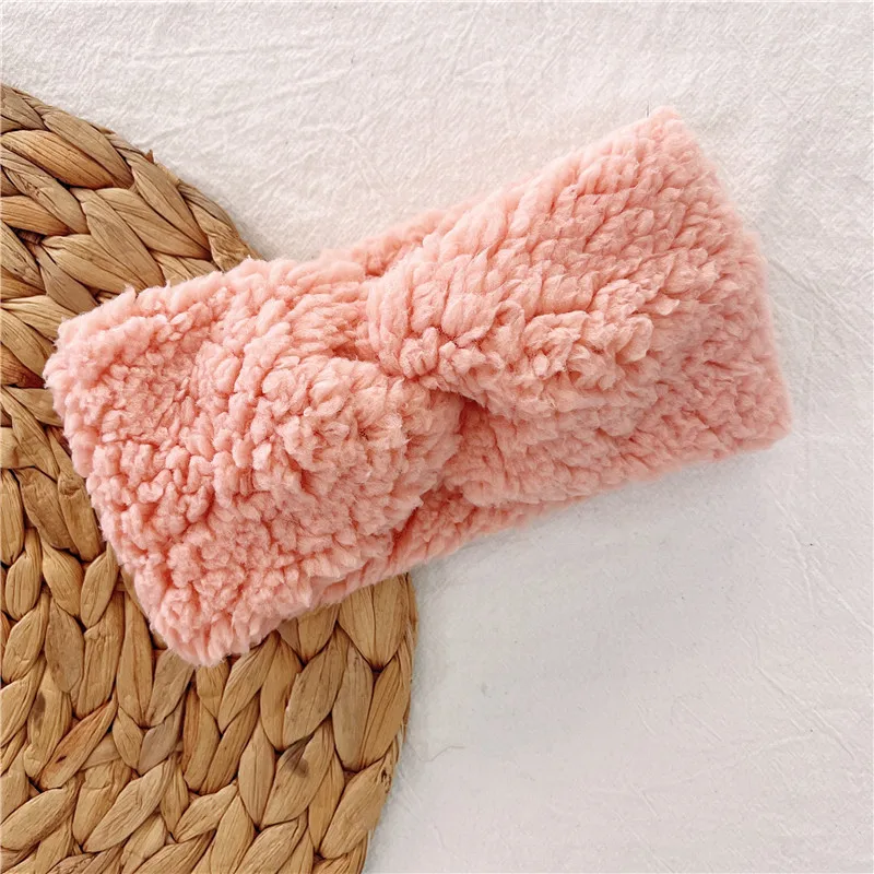 Neue Farben Knoten Baby Stirnbänder Rippe Bowknot elastische weiche Neugeborene Stirnbänder für Baby Mädchen Kinder Turban Baby Haarschmuck