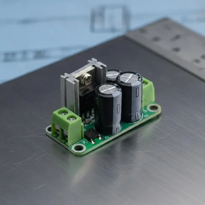 Single Regulated Power Module Portable Rectifier Filter Board DC 5V 6V 9V 12V 15V 18V 24V for Outdoor Power Debugging