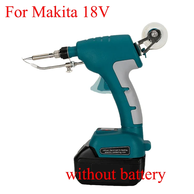 

75W Automatic Tin Feed Soldering Iron Gun for Makita 18V Batteries LED Digital Cordless Soldering Iron Kit Quick Soldering Tools