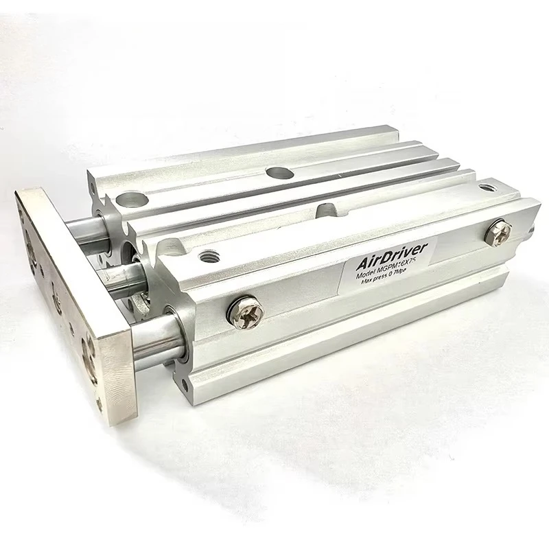 Compact Guide Pneumatic Cylinder MGP Series Double Acting Air Cylinder