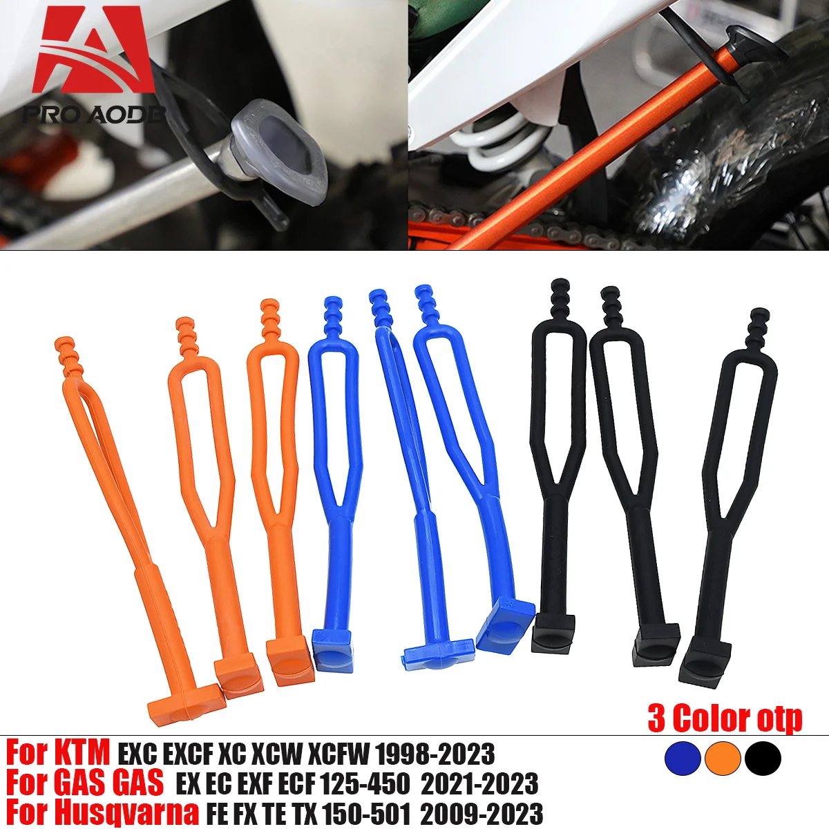 

For KTM XC XCW XC-W TPI EXC EXC-F Six Days 125-500 1998-2022 Motocross Durable OF Rubber Kickstand Side Stand Strap