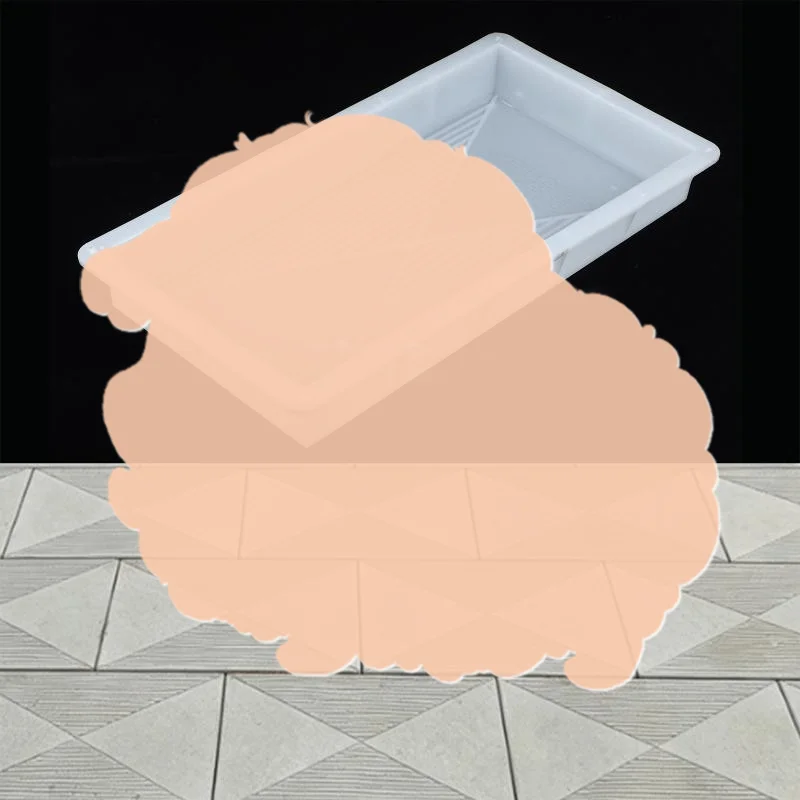 1Pcs Courtyard Non-Slip Concrete Floor Tile Production Mold Antique Tile Mold
