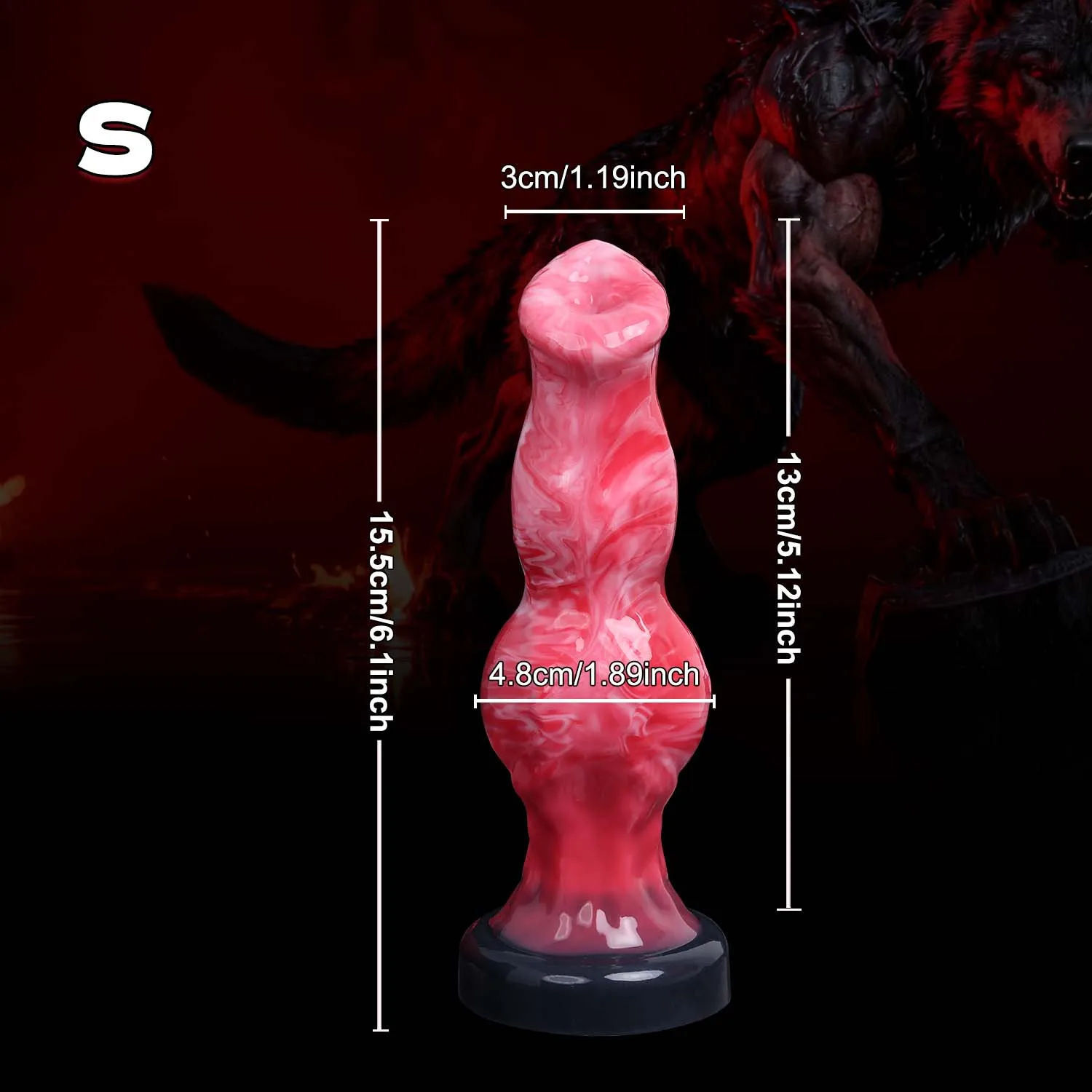 Nodo per cani Dildo Plug anale Pene animale Masturbatore Dick-Dildo Giocattoli sessuali per uomo e donna Massaggiatore prostatico punto G Penetrazione anale 18_voghion.com