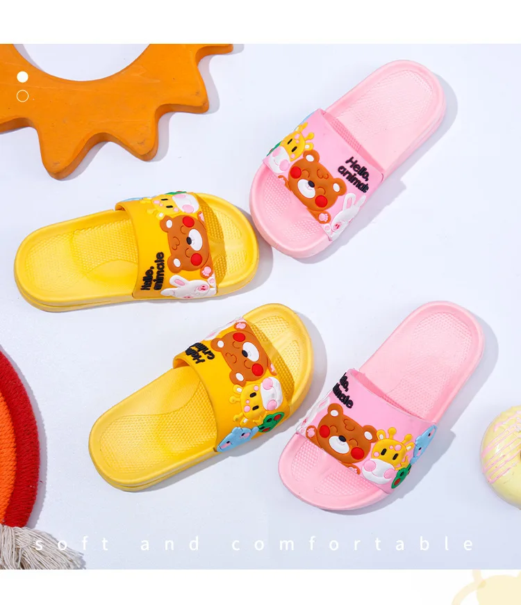 2026 Cartoon Kinderpantoffeln Jungen Mädchen Freizeitschuhe Flache Strand-Wasserschuhe Indoor Weiche Niedliche Flip-Flops für Jungen Mädchen – Detail 15