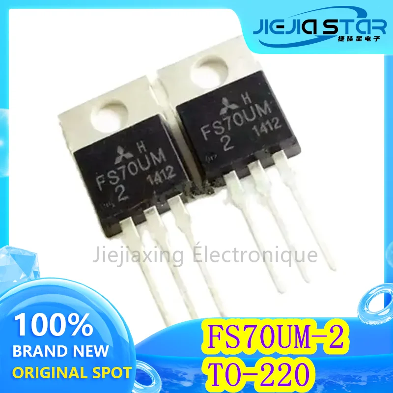 

3 pieces FS70UM-2 100% brand new imported in stock TO-220 MOS field effect tube 100V 70A Electronics