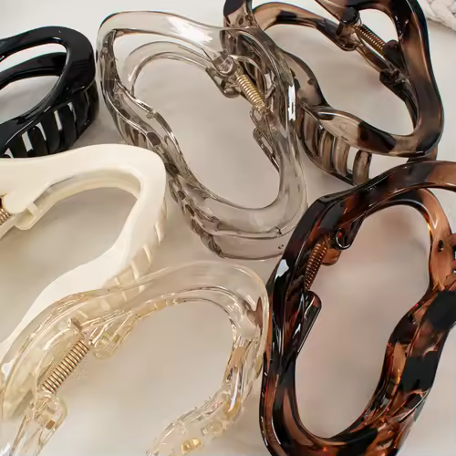 Irregular Hollow Out Hair Claws Clips Women Girls Tortoiseshell Large Crab Hair Clamps Barrettes Clips Hair Accessories Fashion - Image 6