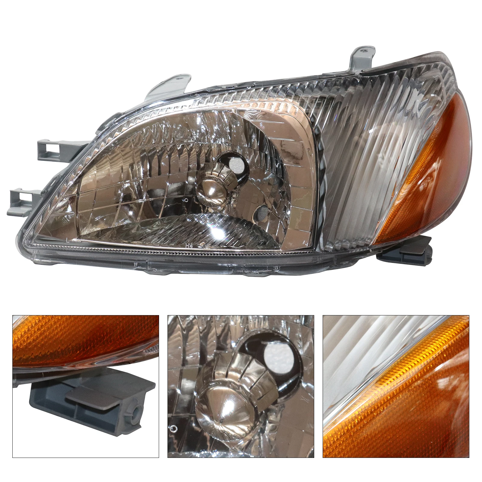 For 2000 2001 2002 Toyota Echo Headlights Headlamps Assembly Left Side/ Right Side/ 1 Pair (Left & Right) 8115052190, 8111052190