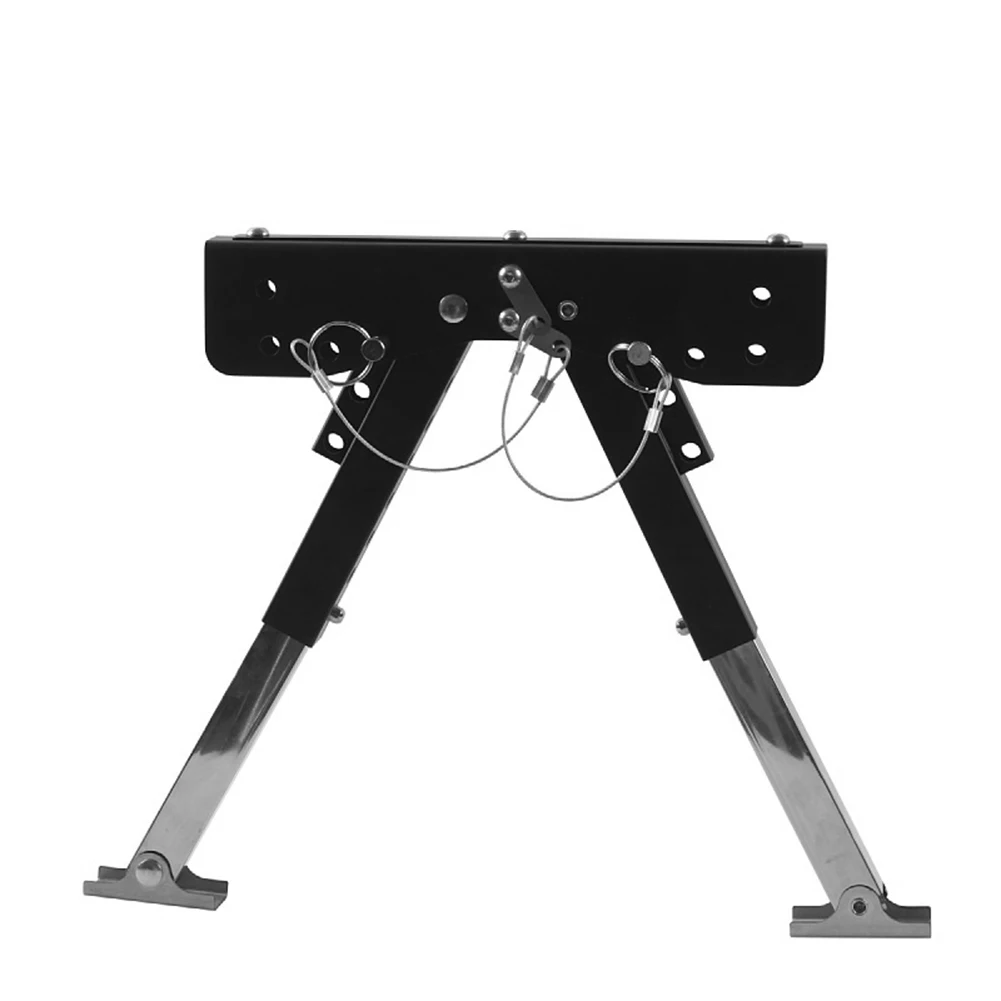 

RV Folding Step Board Bracket Adjustable RV Step Stabilizer Ground Support Jacks for RV Travel Trailers Motorhomes