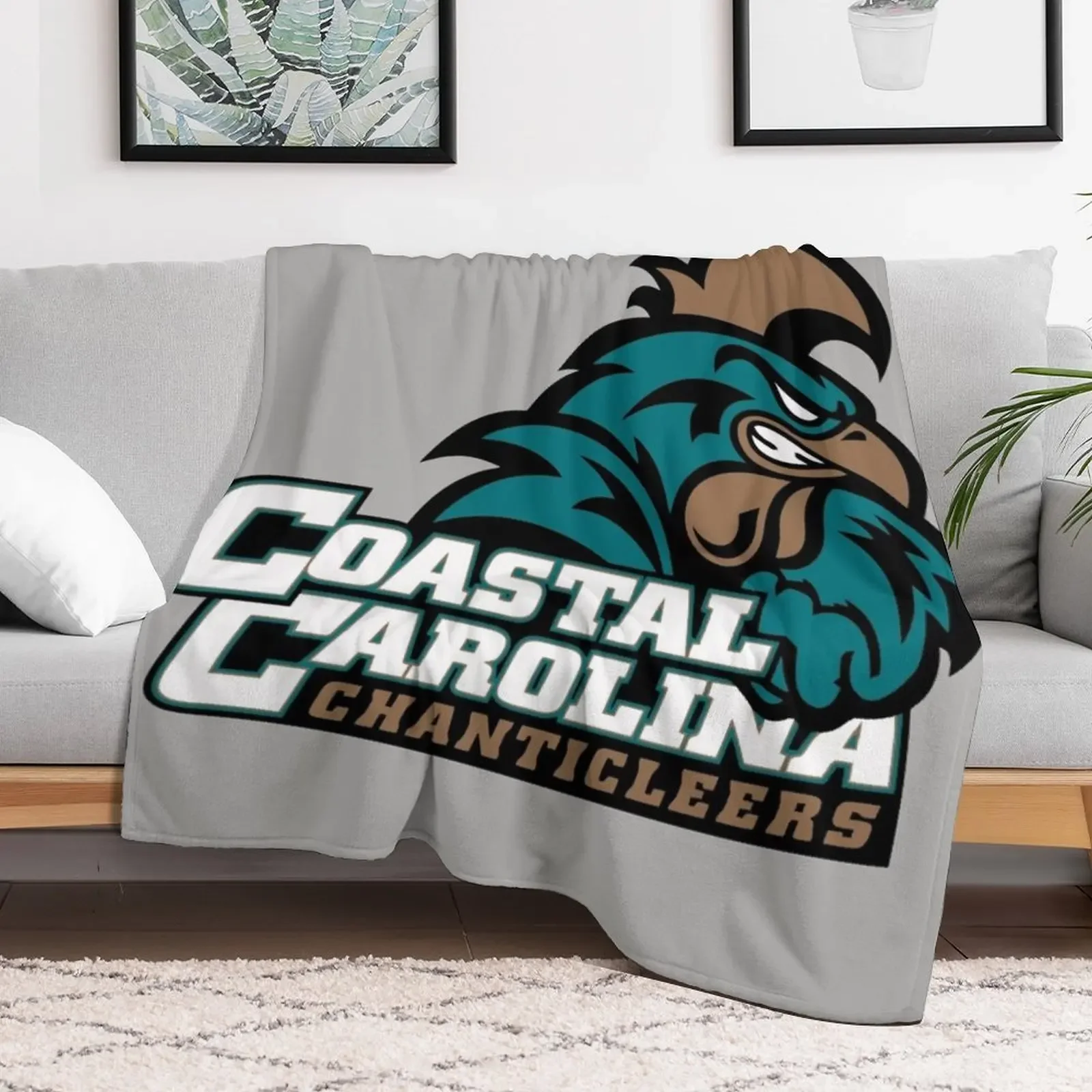 coastal carolina chanticleers Throw Blanket blankets ands bed plaid Sofa Softest Blankets