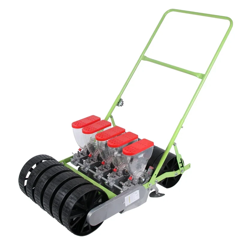 High Quality Hand Push Corn Planter, Vegetable Herbs, Cabbage, Radish, Paraware, Spinach Seeder