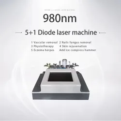 5 in 1 laser diode 980nm spider vein removal 980nm diode laser vascular removal physiotherapy machine 980nm laser