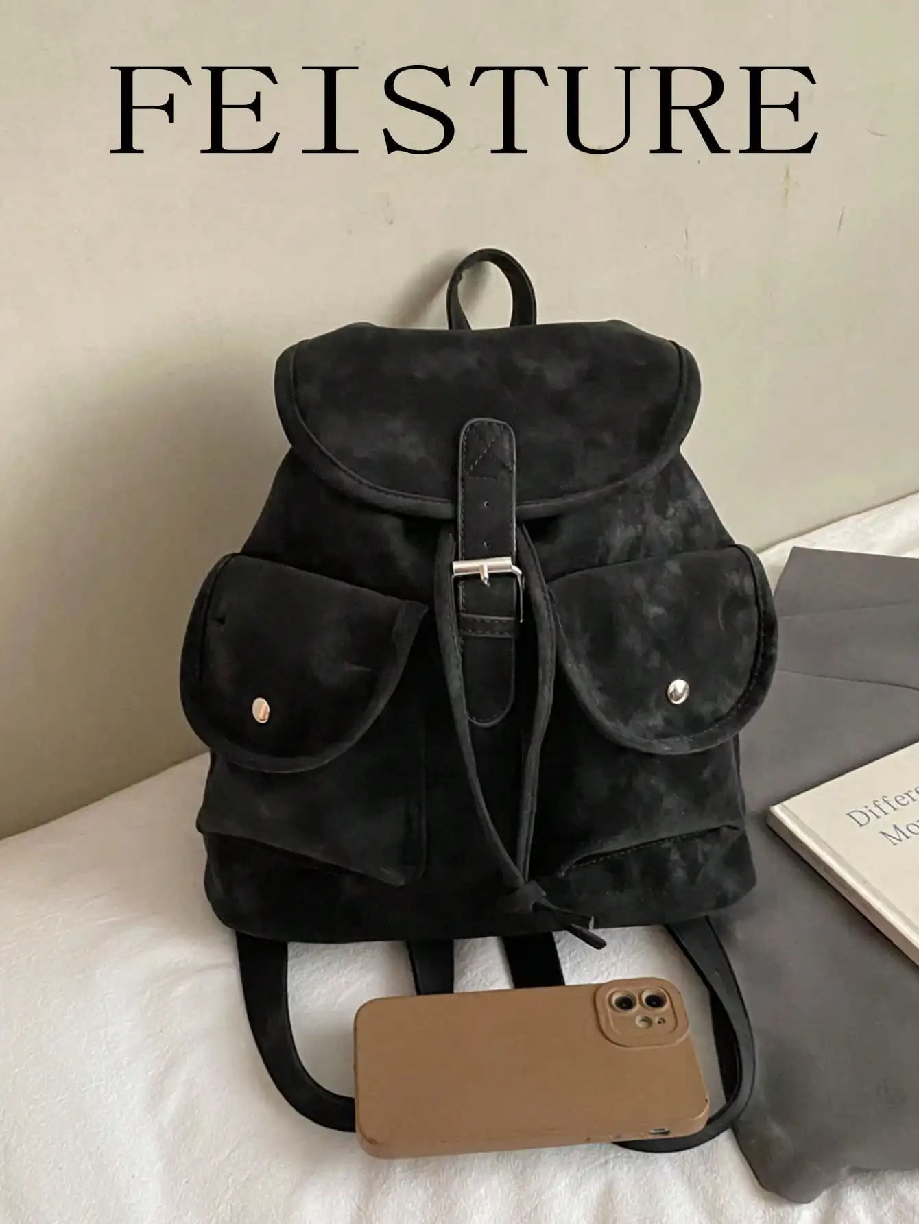 New Autumn/Winter Multi-Pocket Drawstring Backpack, Lightweight Student Backpack Suitable For Daily Outings, Dates, Commuting And School sg25101108454436097