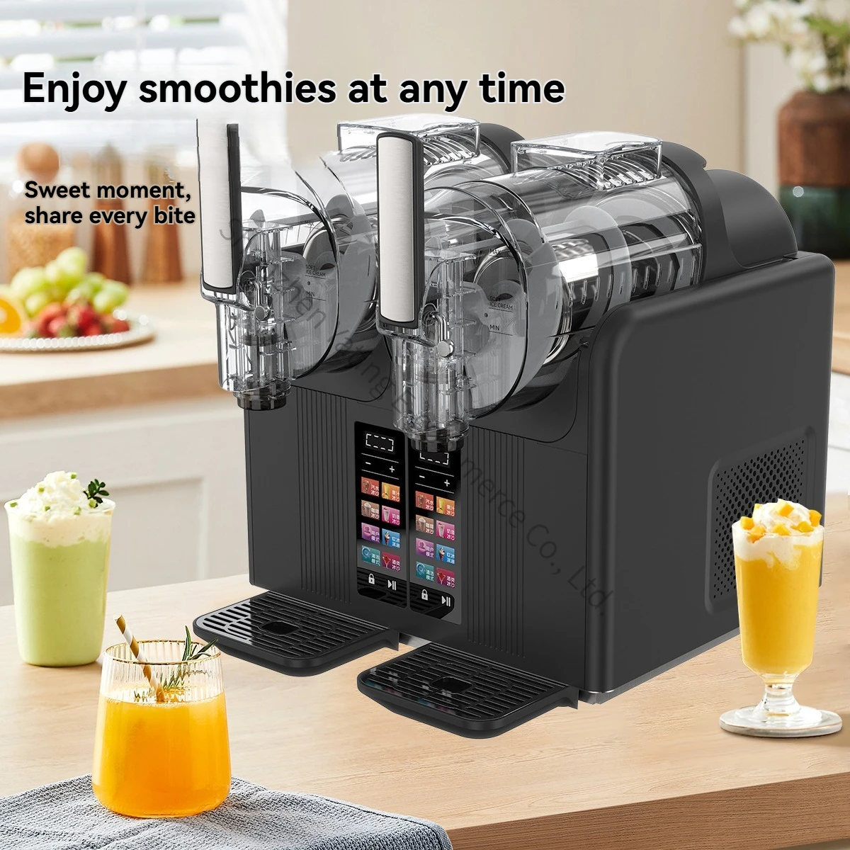 Snow Melting Machine Household Commercial Integrated Automatic Beverage Smoothie Machine Ice Shaving Machine