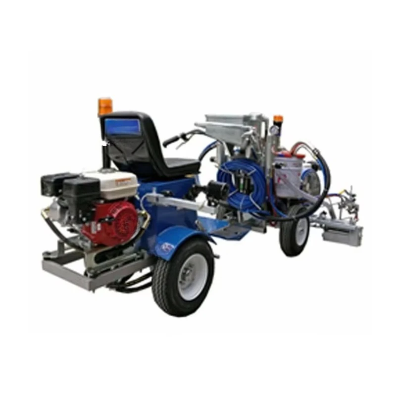 Professional Roadway Line Painting Machine Asphalt Concrete Striper for Night Work Road Safety Projects Customized Options Sale