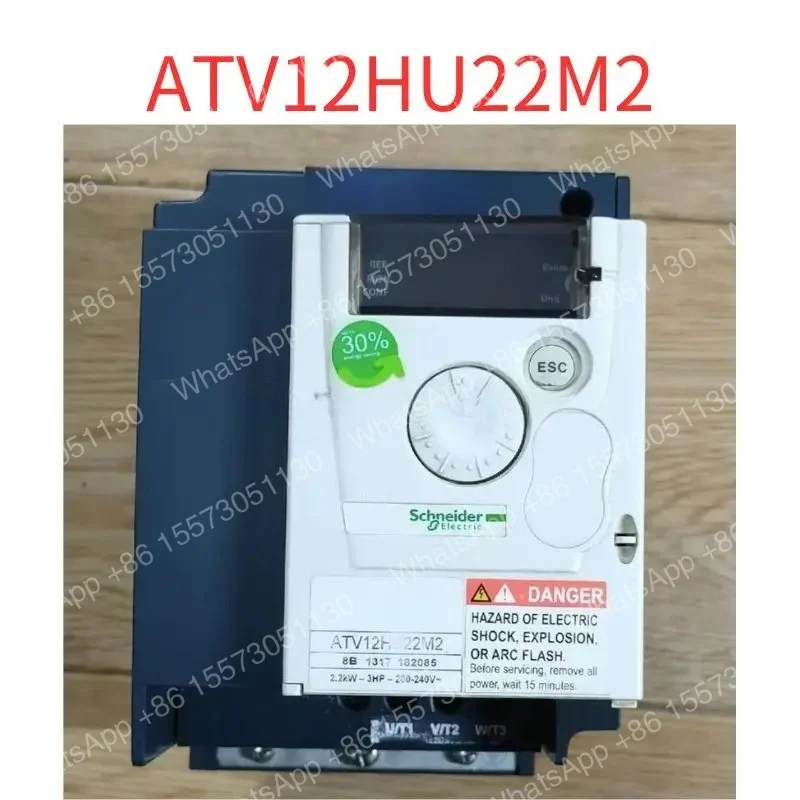 Used ATV12HU22M2 Schneider inverter tested ok2.2kw,220v