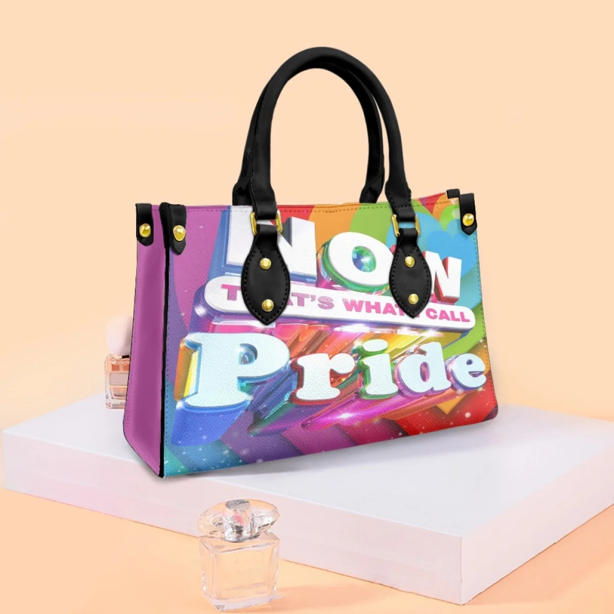 

Letter Printing Pride Month Ladies Shopping Bags Handbags Women Outdoors Female Shopper Bags Storage Makeup New Arrival