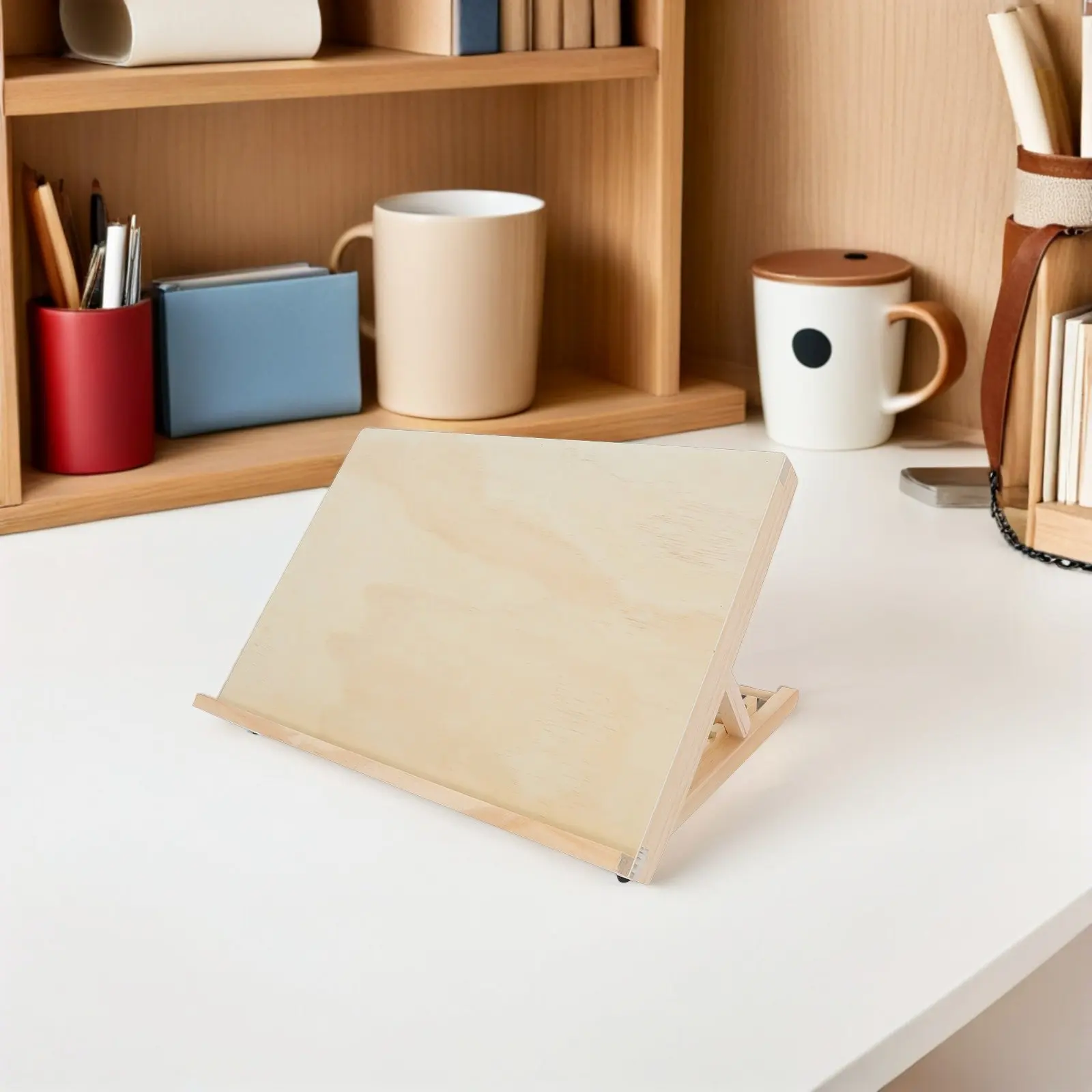 

Portable Folding Artist Easel Adjustable Height Desktop Painting Stand Wood Tabletop Easel for Travel Sketch Drawing Display