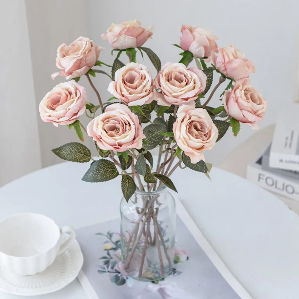 Künstliche Seidenrose, günstig und heiß begehrt, Heimdekoration, Outdoor, Valentinstag, Hochzeit, DIY-Geschenk für die Braut, Fotorequisiten