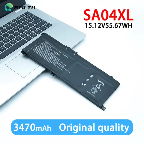 SA04XL 55.67WH Batteria del computer portatile per HP Envy X360 15-DR 15-DR0010TX Serie HSTNN-OB1G HSTNN-UB7U L43248-541 HSTNN-OB1F L43248-AC1
