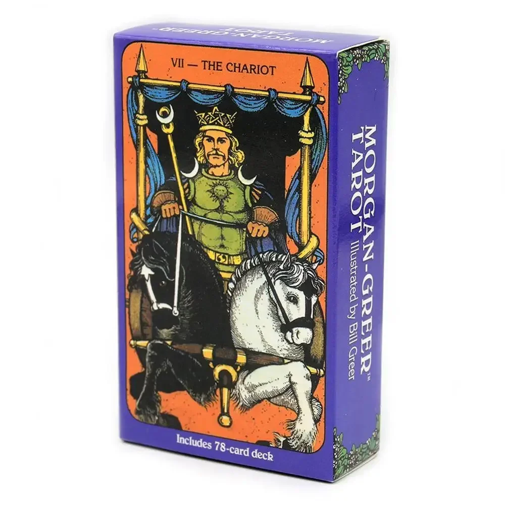 Morgan Greer Tarot Cards A 78 Deck Game Toy English Version Divination With PDF Guidebook for Women Kids Board Game