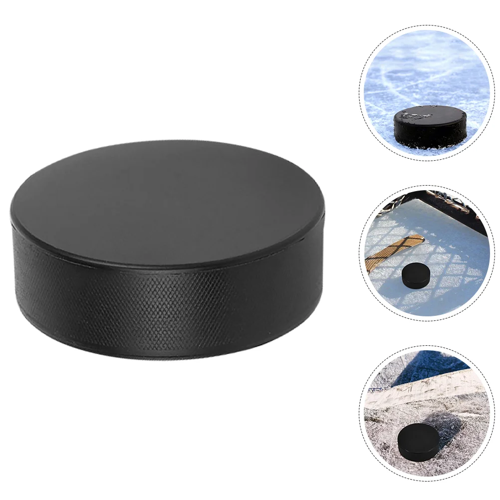 s Foam Hockey Puck Desain Tahan Aus Tinggi Rasa Realistis Permukaan Es Serbaguna Ringan Portabel