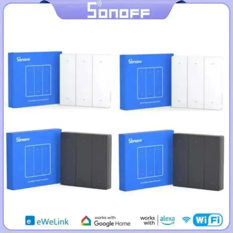 

1-4 шт. SONOFF WIFI R5 SwitchMan контроллер сцены 6-кнопочный смарт-переключатель на батарейках управление EWeLink работает с Alexa Google Home