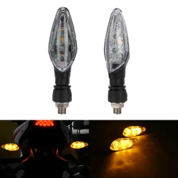 2 STUKS Motorcycle LED Richtingaanwijzer Amber Flasher Indicator Waterdichte Waarschuwing Blinker Achterlichten voor Motor Scooter