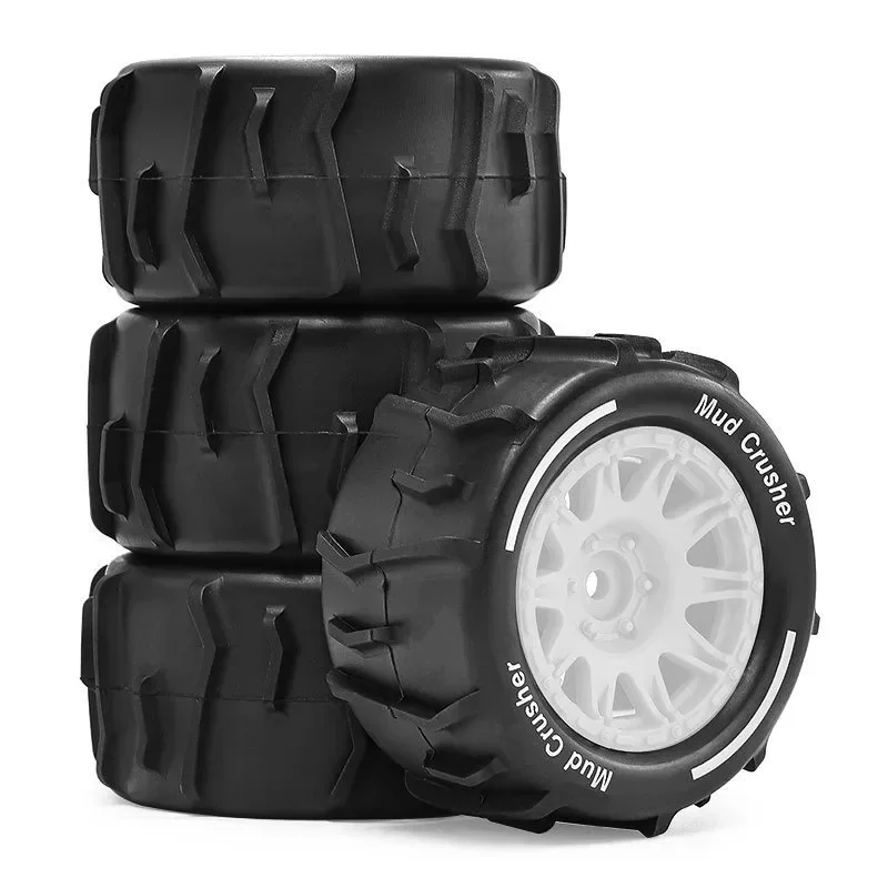 

4pcs 73mm Short Course Truck Sand Tire for ARRMA 1/18 GRANITE GROM RC Car Upgrade Parts Accessories