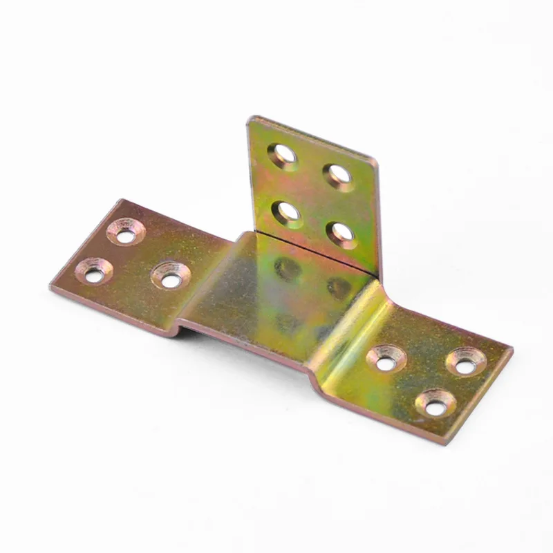 Bed Hinges Bed Plug-in Hardware Pendant Fastener Hinge Fittings Furniture Connector 4pair