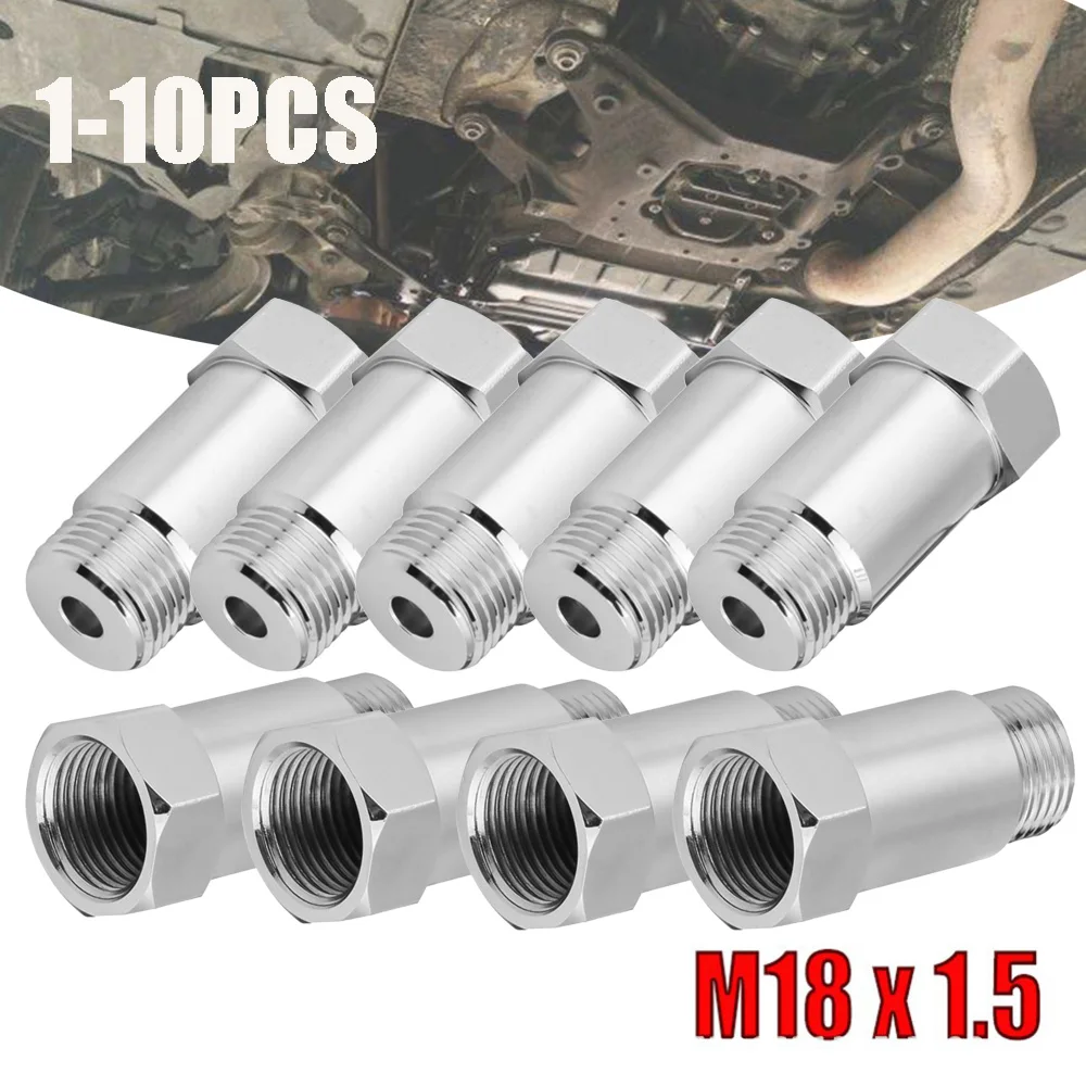 

10PCS M18X1.5 Oxygen O2 Sensor Extender O2 Oxygen Sensor Spacer Car CEL Fix Check Engine Light Eliminator Adapter Converter