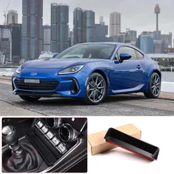 For 2022 Toyota 86/Subaru BRZ ABS black car styling central control multifunctional storage box mobile phone tray auto parts