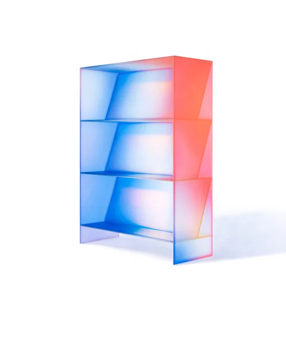 fv-Hotsale Customized Acrylic Display Shelf Acrylic Shirt Display Rack