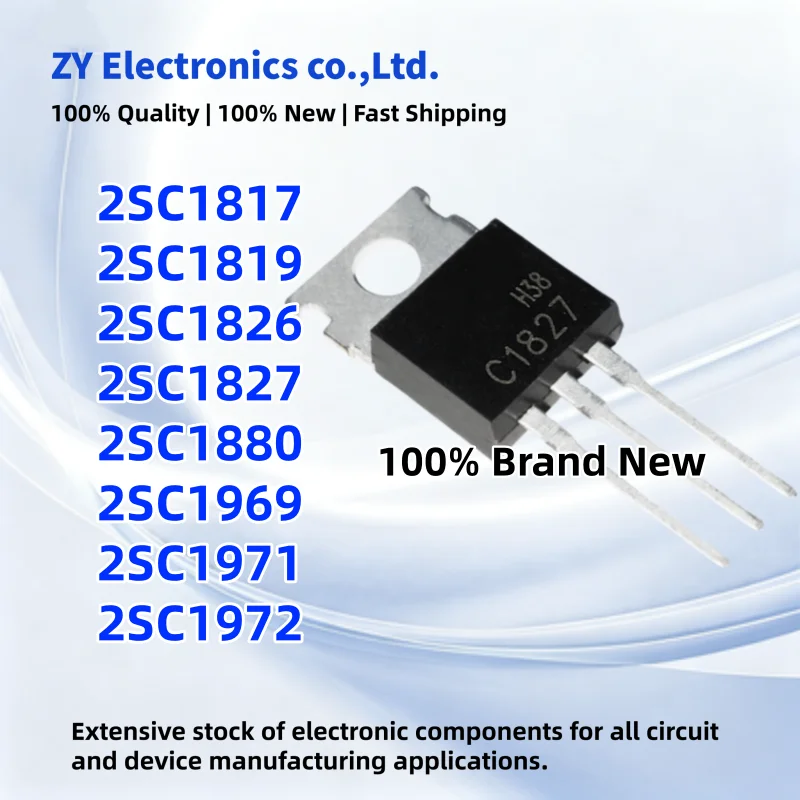 10PCS New 2SC1817 2SC1819 2SC1826 2SC1827 2SC1880 2SC1969 2SC1971 2SC1972 C1817 C1819 C1826 C1827 C1880 C1969 C1971 C1972 TO-220