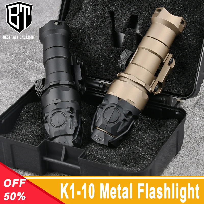 

Tactical Metal IR Scout Light KIJI K1 K1-10 Aluminum CNC IR 850nm Illumination Weapon Light Hunting K10 IR light /LED Flashlight